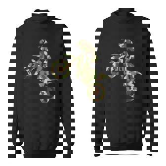 Motocross Dirt Bike Racing Camo Camouflage Boys Sweatshirt - Thegiftio UK