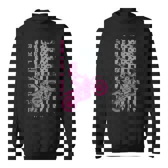 Motocross Dirt Bike Ride Like A Girl Braap Supercross Mx Sweatshirt - Monsterry