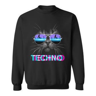Musique Dj Techno De Chat Sweater e - Cadeauxyz