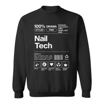 Nail Tech Barcode Nail Tech Sweatshirt - Thegiftio UK