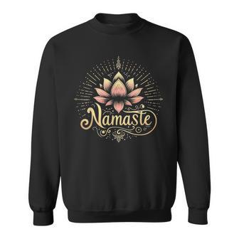 Namaste Peace & Harmonie Yoga Auf Deutsch Sweatshirt - Geschenkecke