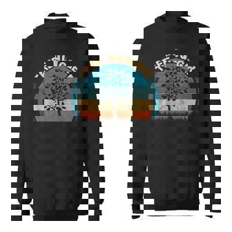 Nature Lovers Earth Environmentalist Tree Hugger Sunset Sweatshirt | Seseable UK