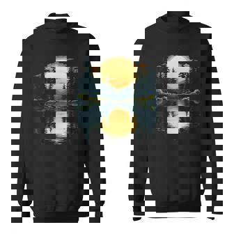 Nature Trees Reflection Forest Outdoor Wildlife Sweatshirt - Thegiftio