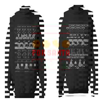 Naughty I Always Put Out For Santa Christmas Ugly Sweater Sweatshirt - Thegiftio