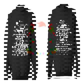 On The Naughty List And I Regret Nothing Xmas Sweatshirt - Monsterry