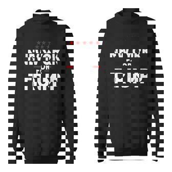 New York For Trump 2024 47Th President Of The Usa Sweatshirt - Thegiftio UK