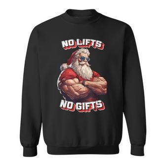 No Lifts No Buff Santa Sweatshirt - Geschenkecke