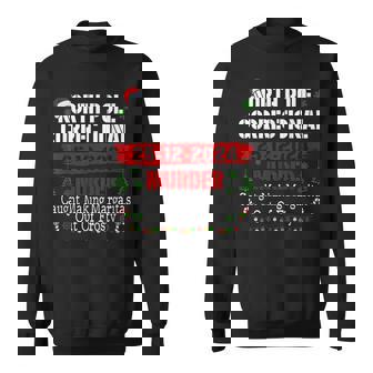 North Pole Correctional Murder Caught Making Margaritas Xmas Sweatshirt - Thegiftio