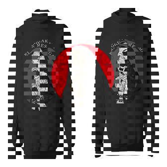 Occult Gothic Grunge Antichrist Nun Satan Devil Black Witch Sweatshirt - Monsterry