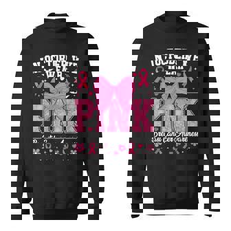 In October We Wear Pink Breast Cancer Awareness Sweatshirt - Seseable