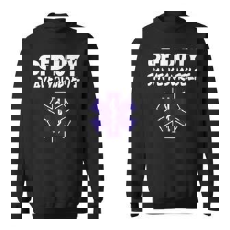 Off Duty Save Yourself Divertente Emt Ems Paramedic Felpa - Novitaregali