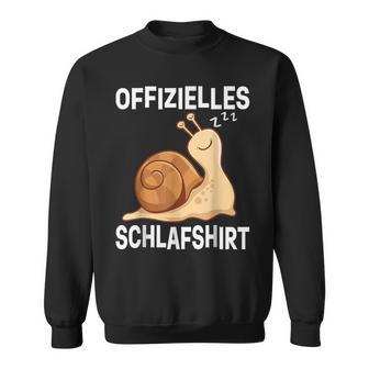 Offizieller Snail Sleep Schlafanzug Snail Late Sleeper Sweatshirt - Geschenkecke