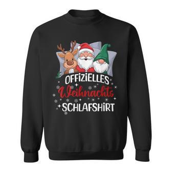 Offizielles Weihnachts Schlaf Lustig Familie Pyjama Sweatshirt - Geschenkecke