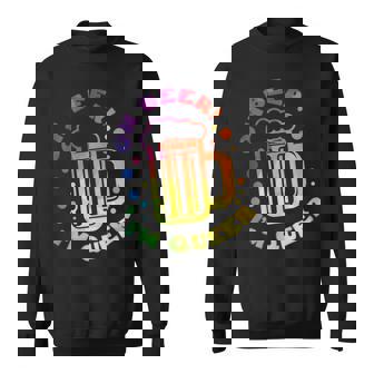 Oh Beer I'm Queer Lgbt Beer Homosexual Gay Lesbian Sweatshirt - Monsterry