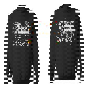 Oh It's A Jolly Holiday Christmas Penguin Xmas Penguin Lover Sweatshirt - Thegiftio