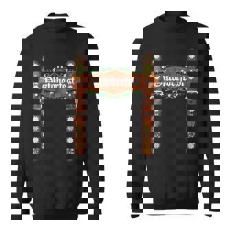 Oktoberfest Festival Lederhosen German Bavarian Costume Men Sweatshirt - Thegiftio UK