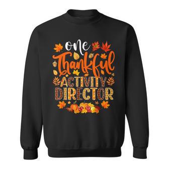 One Thankful Activity Director Thanksgiving Sweatshirt | Seseable UK