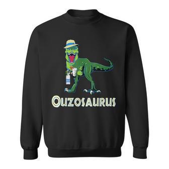 Ouzosaurus Tyrannosaurus Ouzo Dinosaur Ouzotrinker Rex Sweatshirt - Geschenkecke