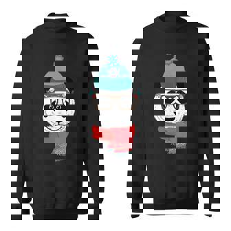Panda Giant Bear Christmas Zoo Animal Tank Top Sweatshirt - Monsterry
