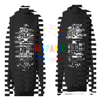 Hispanic Heritage Month Puerto Rican Proud Of My Root Tree Sweatshirt - Thegiftio