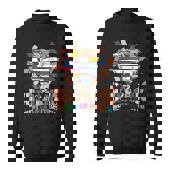 Hispanic Heritage Month Spanish Countries Flag Heart Latin Sweatshirt - Monsterry