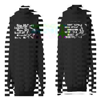 Panneau De Motivation Fantaisiste Pour La Paix L'amour La Joie La Paix Sweater e - Cadeauxyz