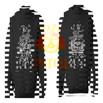 Papa Of The Patch Pumpkin Family Group Halloween Costume Sweatshirt - Monsterry