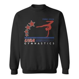 Paris 2024 Summer Games Team Usa Gymnastics America Sports Sweatshirt - Monsterry DE