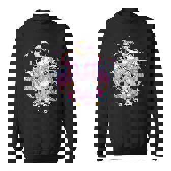 Pastel Goth Satanic Jackalope Creepy Occult Menhera Sweatshirt - Thegiftio