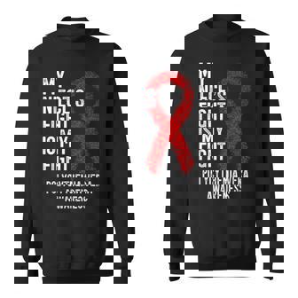 Pcv My Niece's Fight Is My Fight Polycythemia Vera Awareness Sweatshirt - Monsterry