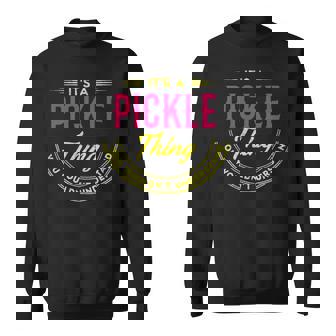 Pickle Personalized Name Name Print S With Name Pickle 2 Sweatshirt - Thegiftio