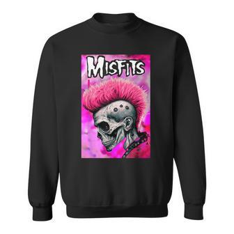 Pink Misfits Skull Fanart Sweatshirt - Geschenkecke