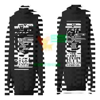 Pixel Pet Ate My Digital Homework Online Chihuahua Dog Tank Top Sweatshirt - Monsterry