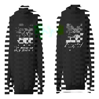 Plant Lover Indoor Plants Monstera ZZ Plant Snake Plant Sweatshirt - Monsterry
