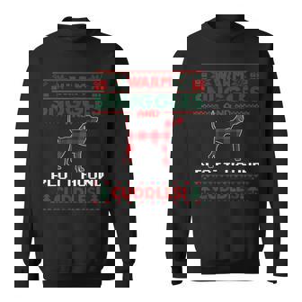 Plott Hound Christmas Pajama Ugly Christmas Sweater Sweatshirt - Thegiftio