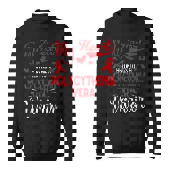 Polycythaemia Vera Polycythemia Vera Awareness Sweatshirt - Monsterry