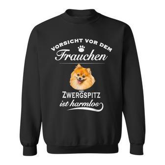 Pomeranian Orsicht Frauchen Sweatshirt - Geschenkecke