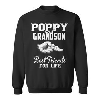 Poppy And Grandson Best Friends For Life Grandpa Men Sweatshirt - Monsterry DE