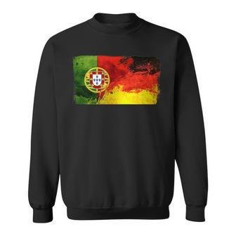Portugal Deutschland Fusion Football Sport Competition Friends Sweatshirt - Seseable