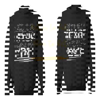 Pound Class Hit The Floor Rock And Roll Sticks Sweatshirt - Monsterry