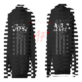 President Trump Support Patriotic Maga Af Sweatshirt - Thegiftio UK