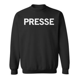 Press Print On Front Lettering Press S Sweatshirt - Geschenkecke