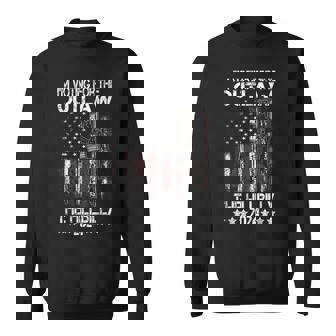 Pro 45 I'm Voting For The Outlaw And The Hillbilly 2024 Sweatshirt | Mazezy