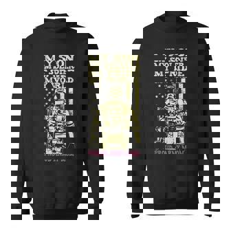 Proud Army Grandma Camouflage Soldier Family Love Military Sweatshirt - Monsterry