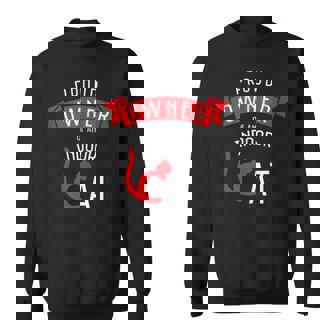 Proud Owner Of An Indoor Cat Rescue Animal Care Graphic Tank Top Sweatshirt - Monsterry