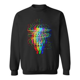 Psychedelic Spaceman Traveller Trippy Astronaut Outer Space Sweatshirt | Seseable UK
