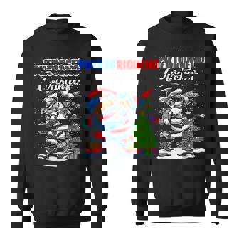 Puerto Rico Dabbing Santa Christmas Puerto Rico Flag For Sweatshirt - Thegiftio