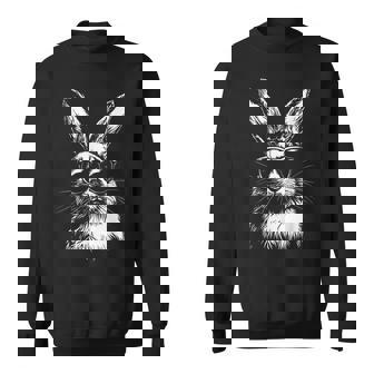 Rabbit Bunny Sunglasses Sweatshirt - Thegiftio UK