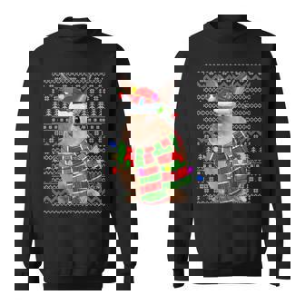 Rabbit Ugly Xmas Sweater Lighting Santa Rabbit Christmas Sweatshirt - Thegiftio
