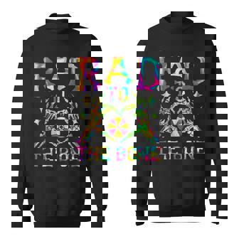 Rad To The Bone Tie Dye Radiology Heart Radiology Xray Tech Sweatshirt - Thegiftio UK